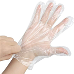 Sterile Gloves In Disposable Polyethylene In Transparent Plastic