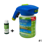 LAWN CARE WITH SEMI SPRAY MOUSSE FOR A FAST RECOVERY AND COVERING OF THE GRASS