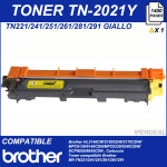 LASER TONER CARTRIDGE, COMPATIBLE PRINTER BROTHER TN221 / 241/251/261/291 Y YELLOW 1400 PAGES