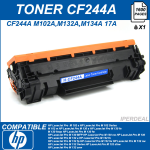 LASER CARTRIDGE TONER, TIPE CF217A ,(COLOR BLACK) FOR PRINTERS HP Laserjet Pro M15w/M15a/MFP M28w/M28a
