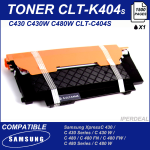 LASER TONER CARTRIDGE, MODEL CLT-K404S, (BLACK COLOR) FOR SAMSUNG SL-C430W / C430 / C432W PRINTER