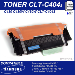 LASER TONER CARTRIDGE, MODEL CLT-C404S, (CYAN COLOR) FOR SAMSUNG SL-C430W / C430 / C432W PRINTER