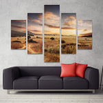 Modern High Quality Canvas Print with Frame - XXL - FOREST