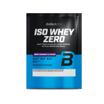 25G 1 DOSE PROTEIN POWDER ISO WHEY ZERO BIOTECH USA BROWNIE FLAVOR WITHOUT GLUTEN, SUGAR AND LACTOSE