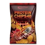 1 SACHET PROTEIN CHIPS IRONMAXX 50GR, CHEESE AND ONION FLAVOR
