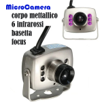 Cimice Microspia Microcamera Bw Cmos Audio / Video B / N