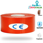 5 Meters Red Patch Kinesiological Taping Neuromuscular Elastic Kinesio Tape Sport Tape Thickness 2.5cm