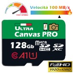 128 GB MICRO SD ULTRA Canvas Plus 128GB UHS-I Class 10 MicroSDHC Scheda di Memoria 