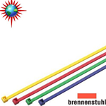 Brennenstuhl Cable Ties 200 Pieces Mixed Colors Red Yellow Green Blue
