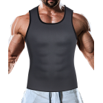 HOMME SPORT COMPRESSION SWEAT SHAPING TANK AMINCISSANT ZIP
