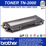 TONER TN 2000 COMPATIBILE BROTHER MFC7420 DCP7010 L7025 FAX 2820 DCP7020 HL2020
