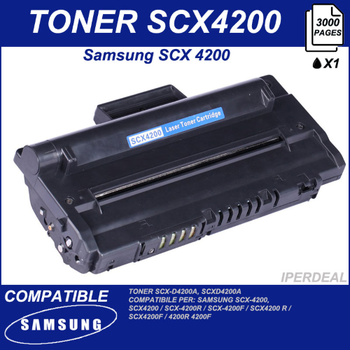 5 TONER PER SAMSUNG SCX4200 SCX4200R SCX4200F SCX4200R SCX4200F