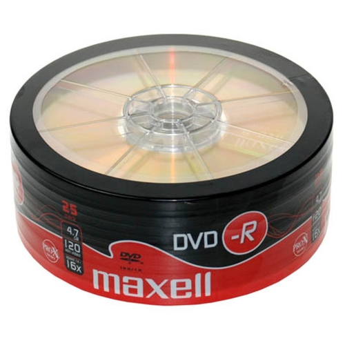 100 DVD-R VERGINI MAXELL 4,7GB 16X 120 MIN 