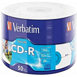 CD-R VERBATIM 52X 80 MIN 700MB INK-JET PRINTABLE ( IN CAKEBOX DA 50 PEZZI )