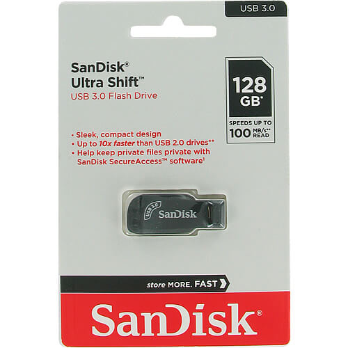 128GB PENDRIVE Unità flash SanDisk® Ultra Shift™ USB 3.0 PEN DRIVE 128 GB