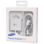 Genuine Samsung Superfast 65W 3 Pin UK Adapter Charger Plug White EP-TA865 + CAVO USB C