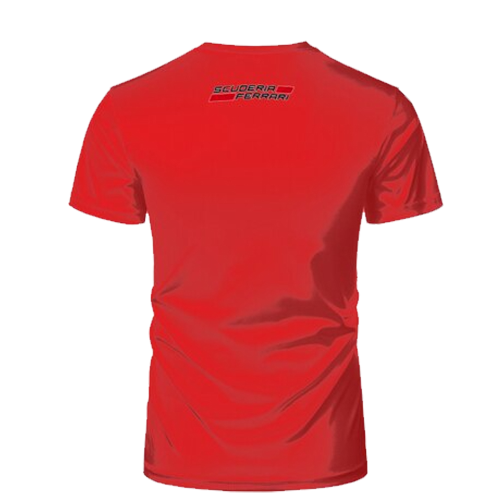 Maglia Scuderia Ferrari clienti , Maglietta t-shirt a maniche corte , logo Ferrari e tricolore 