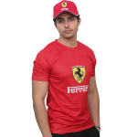 Maglia Scuderia Ferrari clienti , Maglietta t-shirt a maniche corte , logo scudo Ferrari 