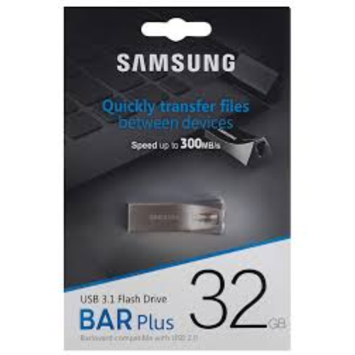 32GB BAR PLUS PENDRIVE Unità flash SAMSUNG USB QUICKLY 3.0 PEN DRIVE 