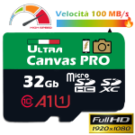 32 GB MICRO SD ULTRA Canvas Plus 32GB UHS-I Class 10 MicroSDHC Scheda di Memoria 