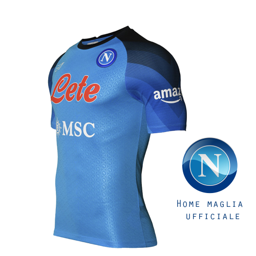 Maglia Napoli, Maglietta da calcio,Maglia Ufficiale 2023 SSC Napoli Gara Home 